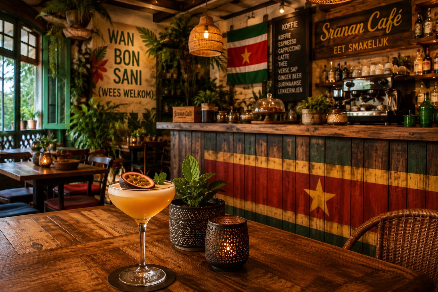 café in Suriname