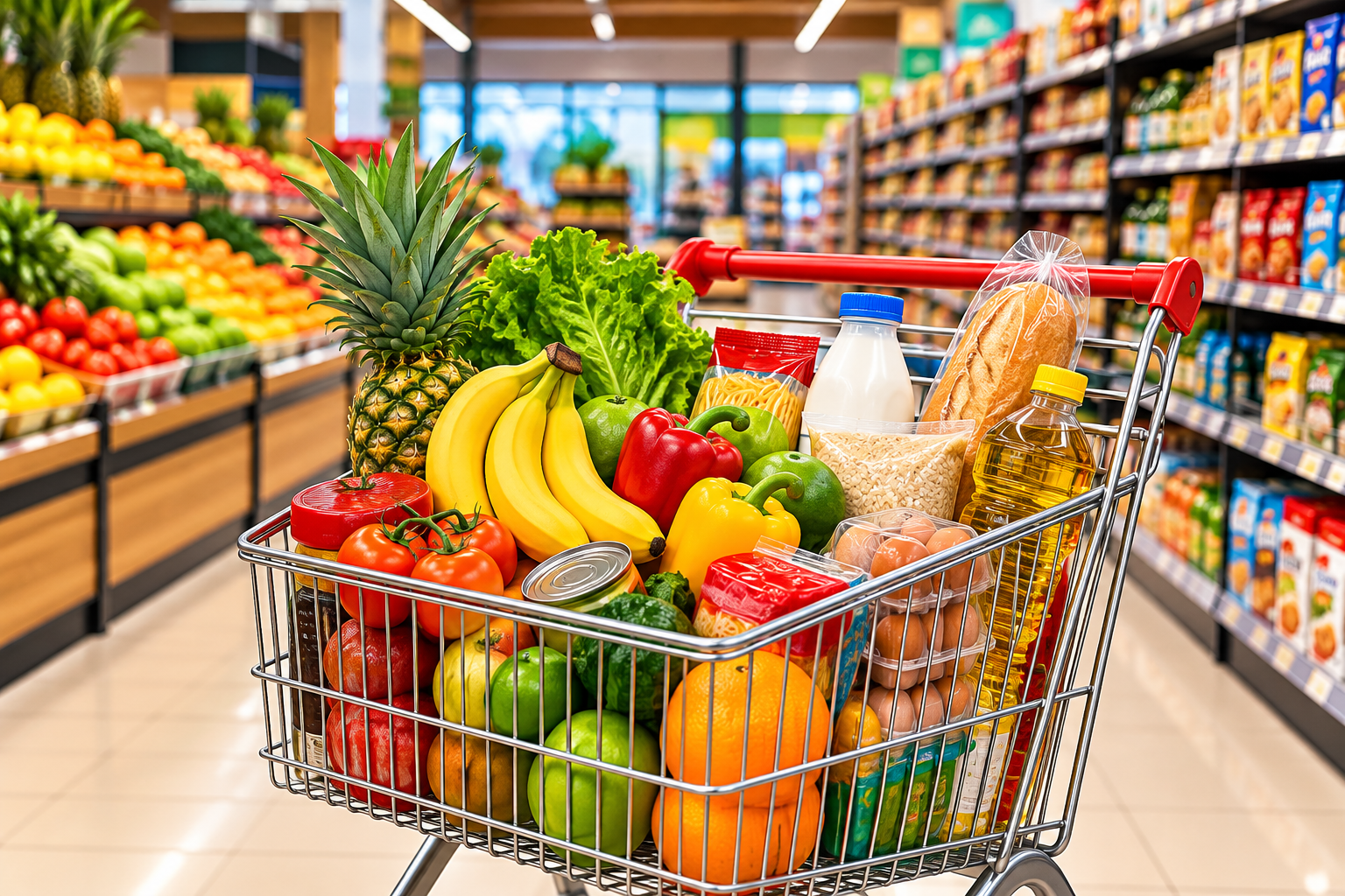 Boodschappen supermarkten