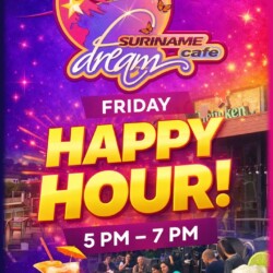 Friday Happy Hour @ Suriname Dreamcafe